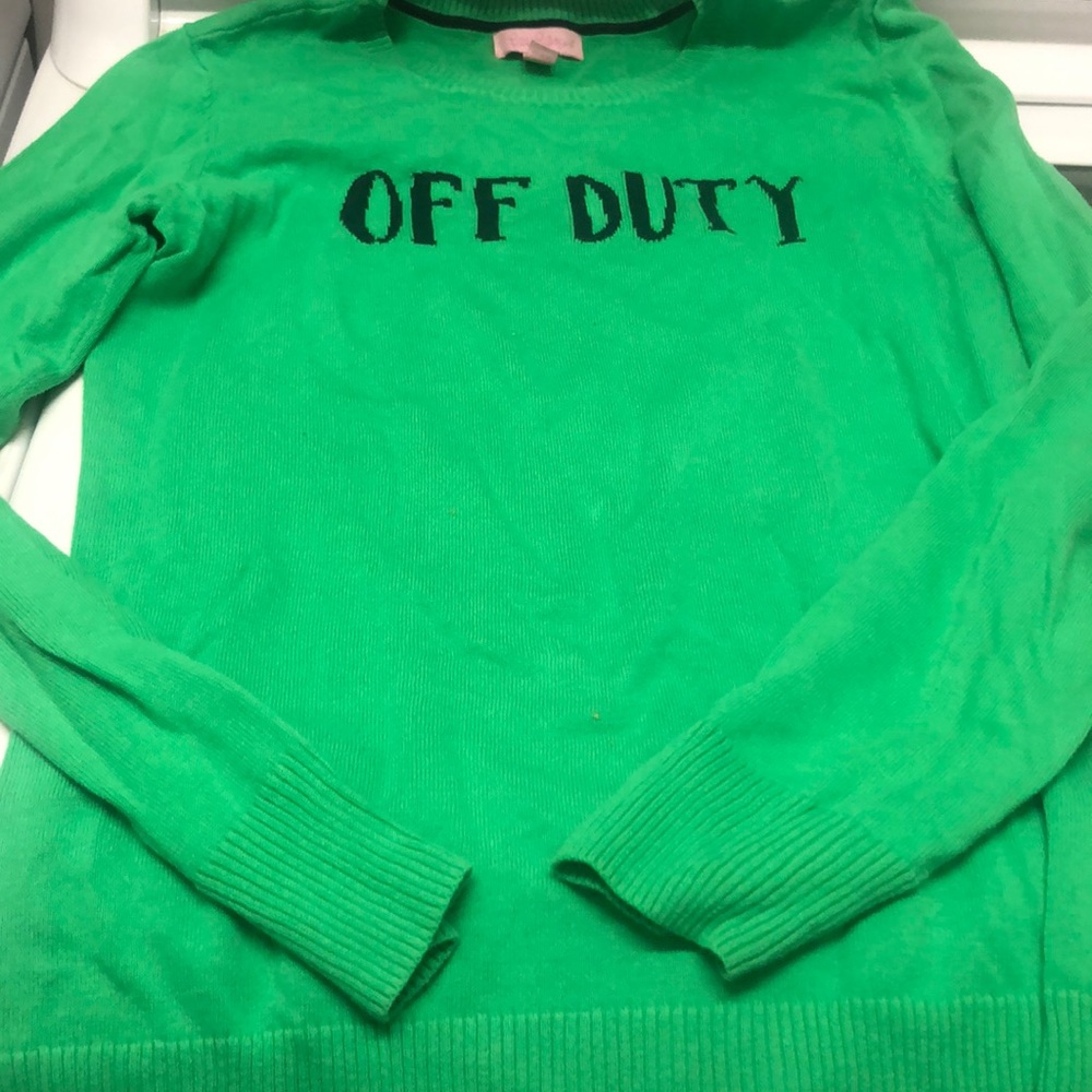 Lilly Pulitzer stretch cotton OFF DUTY sweater